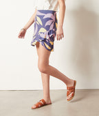 Jupe Gaelle Print - Lilas