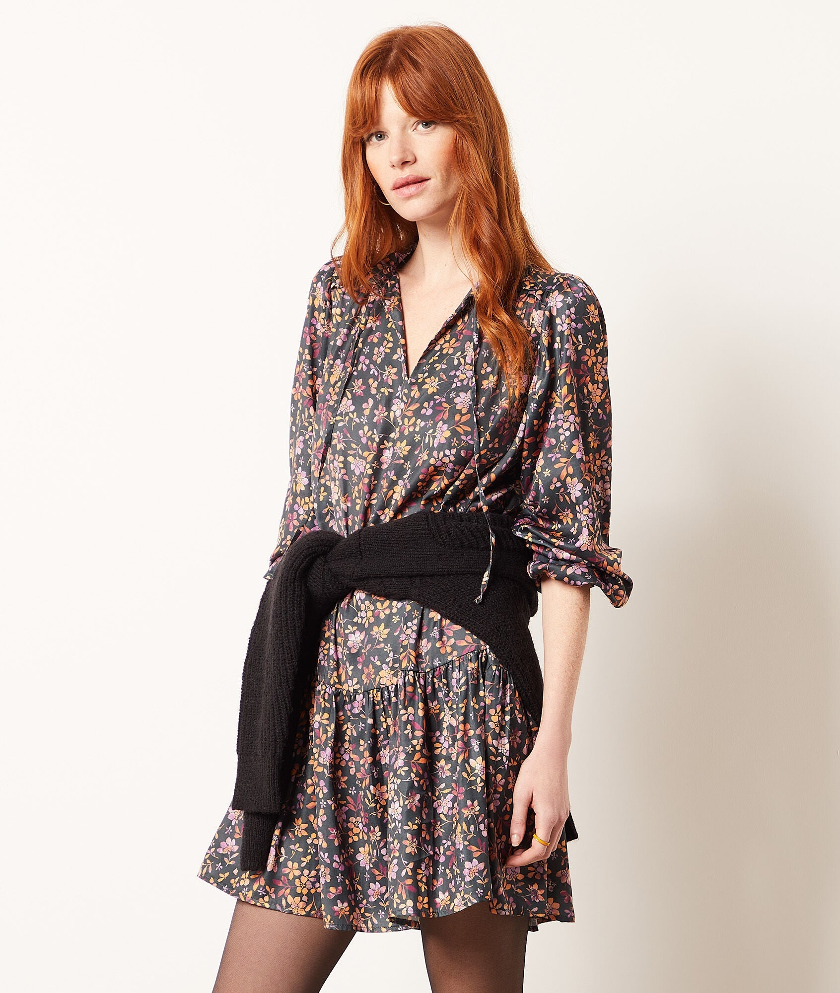 Robe Athio Print - Imp Fond Vert