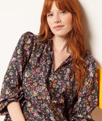 Robe Athio Print - Imp Fond Vert