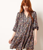 Robe Athio Print - Imp Fond Vert