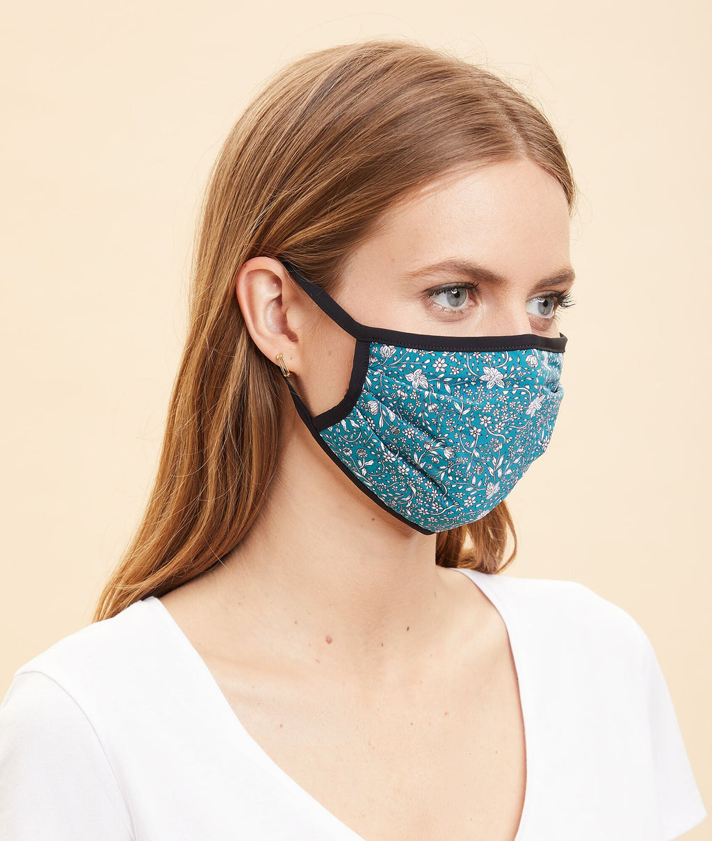 Masque Print - Imp Bleu Vert