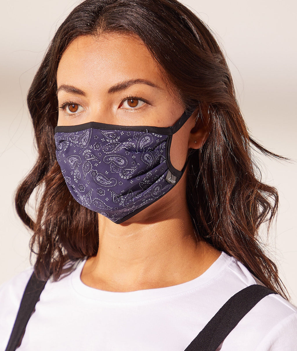 Masque Print - Imp Bleu Vert