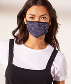 Masque Print - Imp Bleu Vert