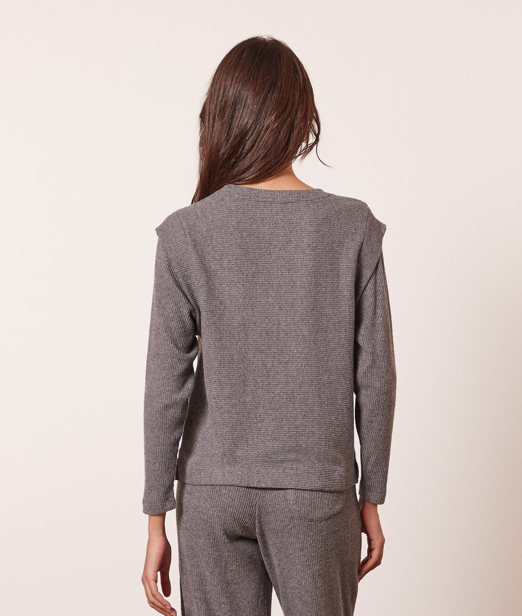 T-Shirt Manches Longues Amythis - Anthracite