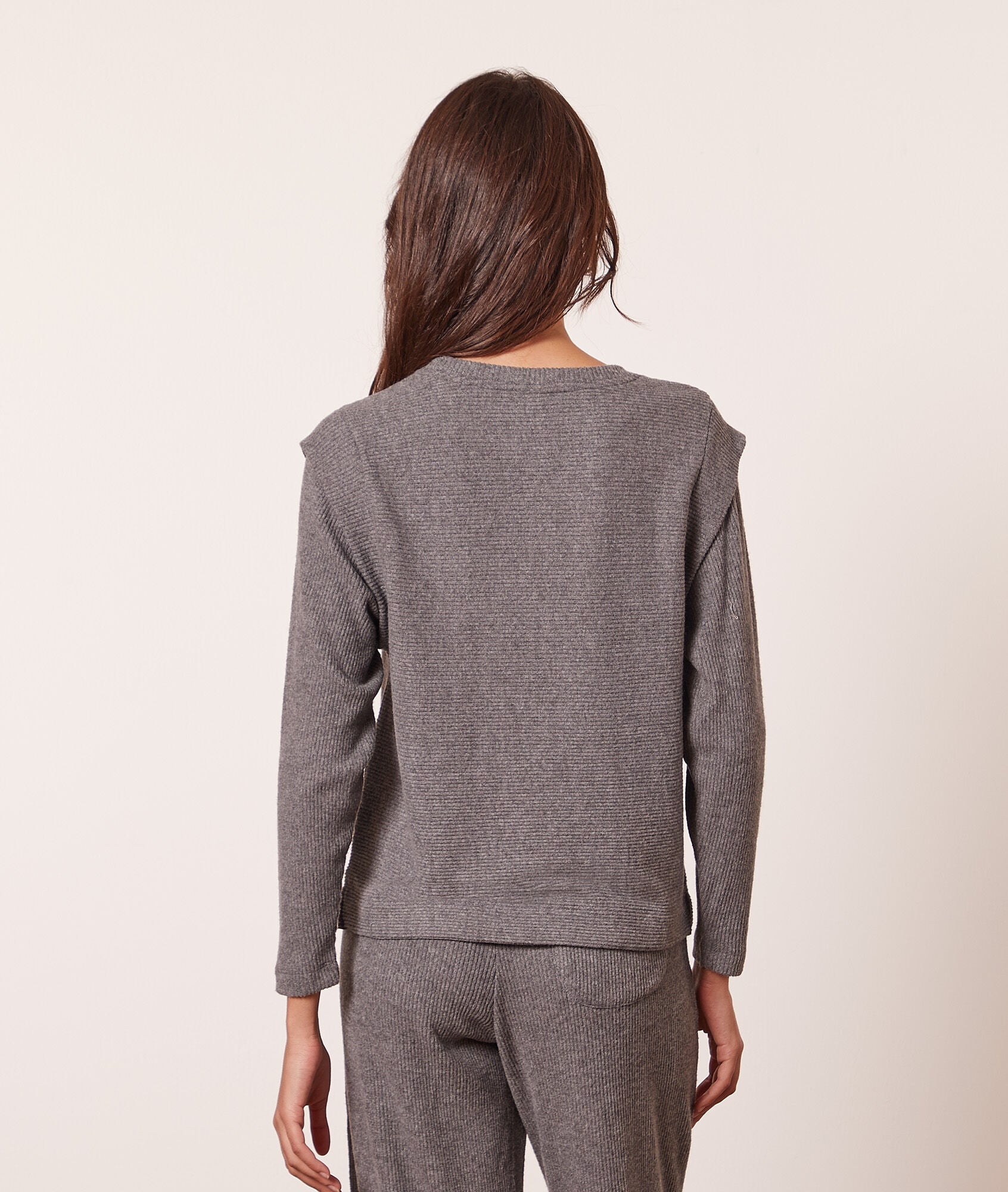 T-Shirt Manches Longues Amythis - Anthracite