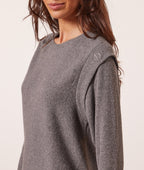 T-Shirt Manches Longues Amythis - Anthracite