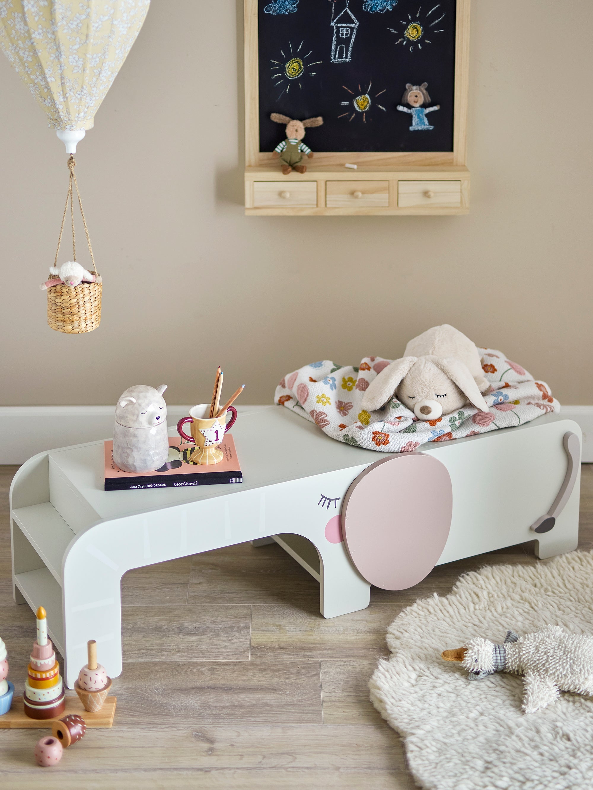 Ferdinand - Banc - Gris - Mdf Fsc®100%