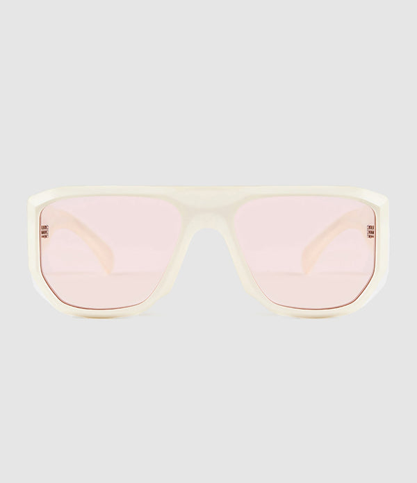 Rendel Paris - Lunettes De Soleil Ruben Écru Rose - Femme
