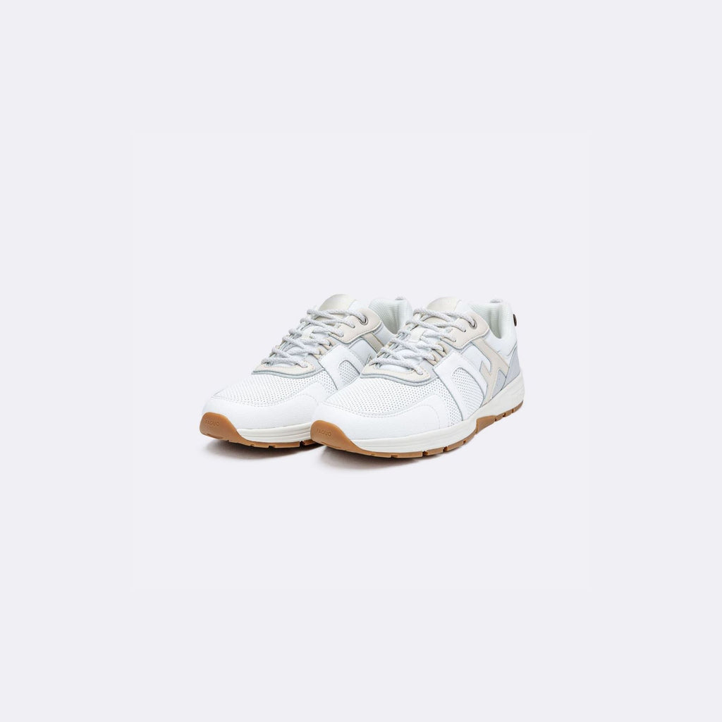 Running Willow Mixte - Blanc Et Beige Chaussures Faguo