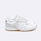 Running Willow Mixte - Blanc Et Beige Chaussures Faguo