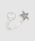 Sonia Rykiel - Bague Starlight Étoile Argenté - Femme