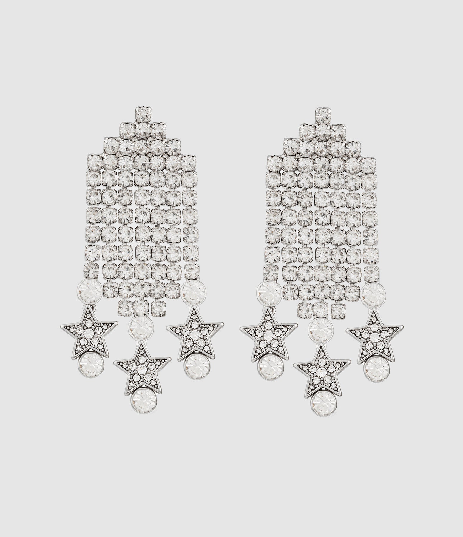 Sonia Rykiel - Boucles D'Oreilles Mini Starlight Étoiles Rhodium - Femme