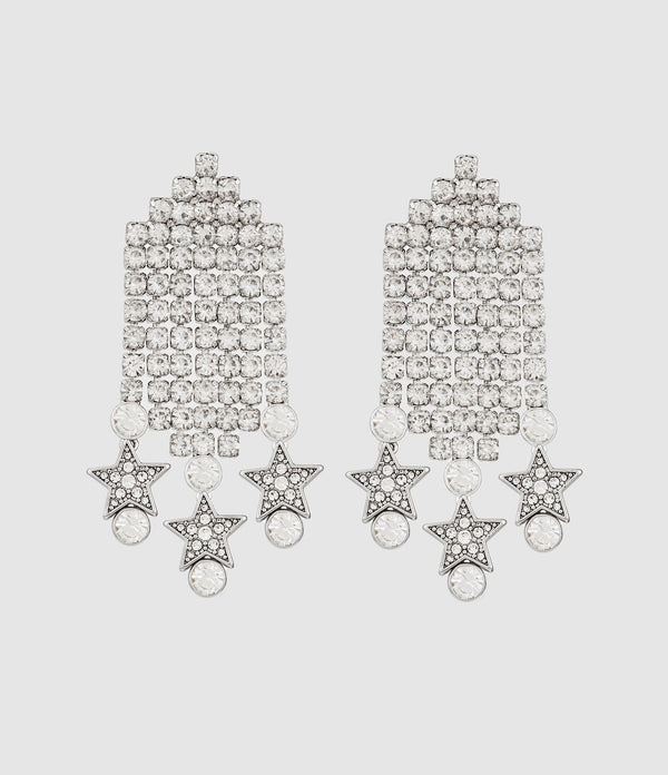 Sonia Rykiel - Boucles D'Oreilles Mini Starlight Étoiles Rhodium - Femme