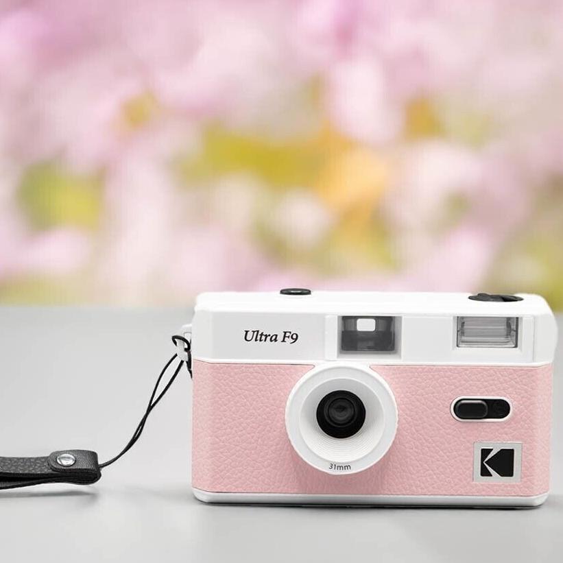 Appareil Argentique - ULTRA F9 - Baby Pink - 2 Pellicules Couleur Offertes - Kodak