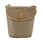 Celine Vintage Macadam Shoulder Bag Canvas Medium