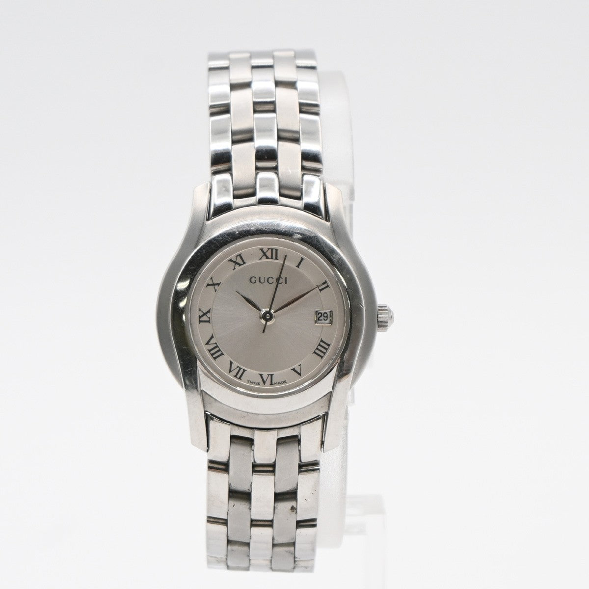 Gucci 5500 Quartz Watch Stainless Steel 25 mm