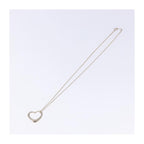 Tiffany & Co. Elsa Peretti Open Heart Pendant Necklace Sterling Silver 16mm