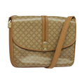 Celine Vintage Macadam Shoulder Bag Canvas and Leather Product Image
