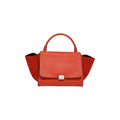 Celine Trapeze Bag Leather with Suede Medium