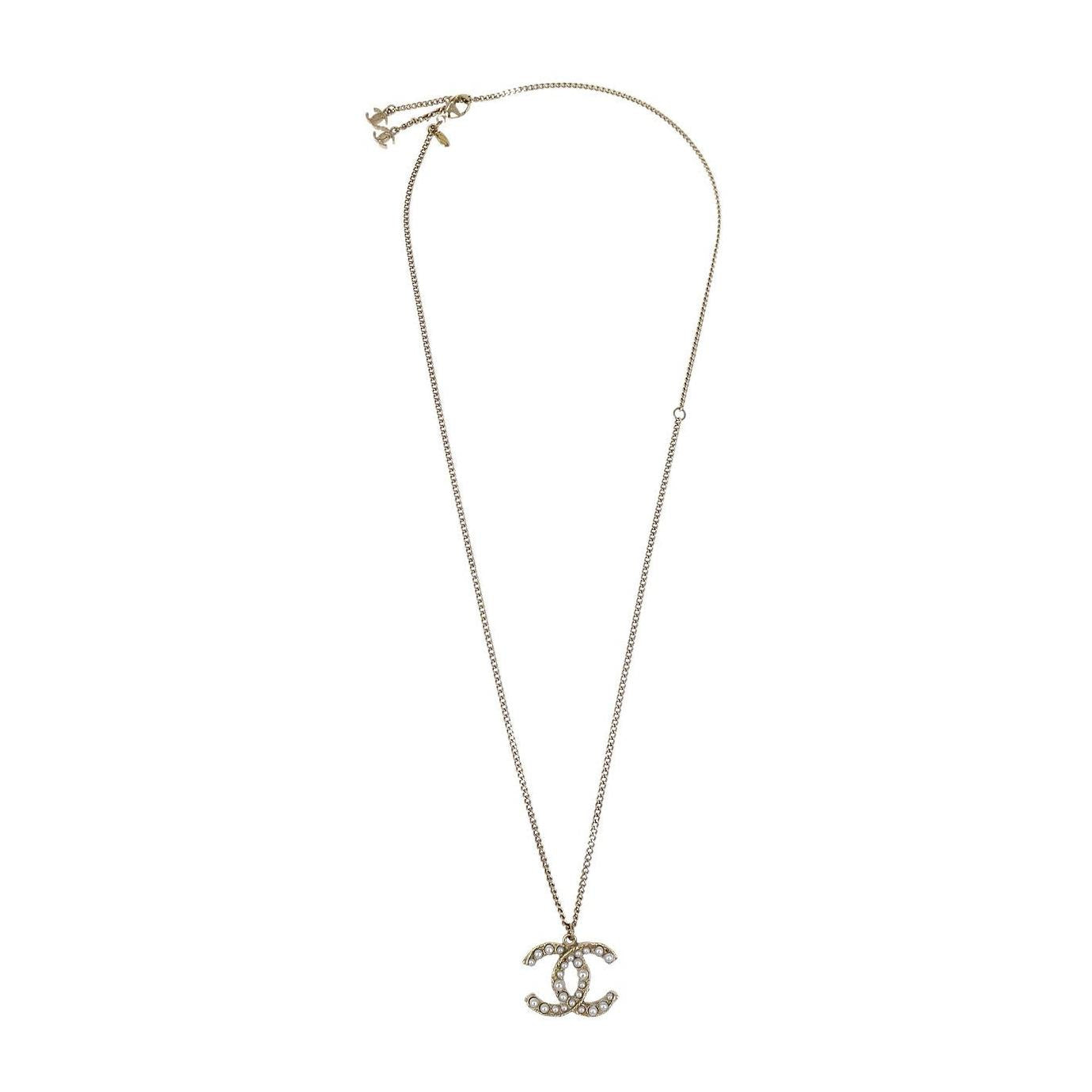Chanel CC Necklace Metal Product Image