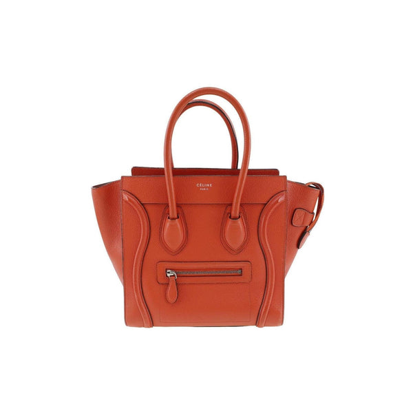 Celine Luggage Bag Grainy Leather Micro