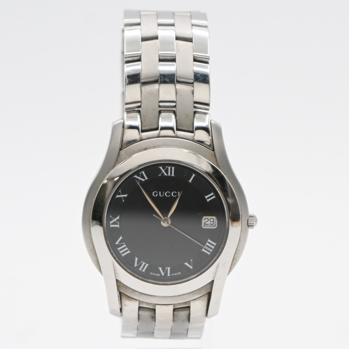 Gucci 5500 Quartz Watch Stainless Steel 35