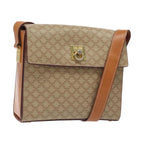 Celine Vintage Macadam Shoulder Bag Canvas and Leather Product Image