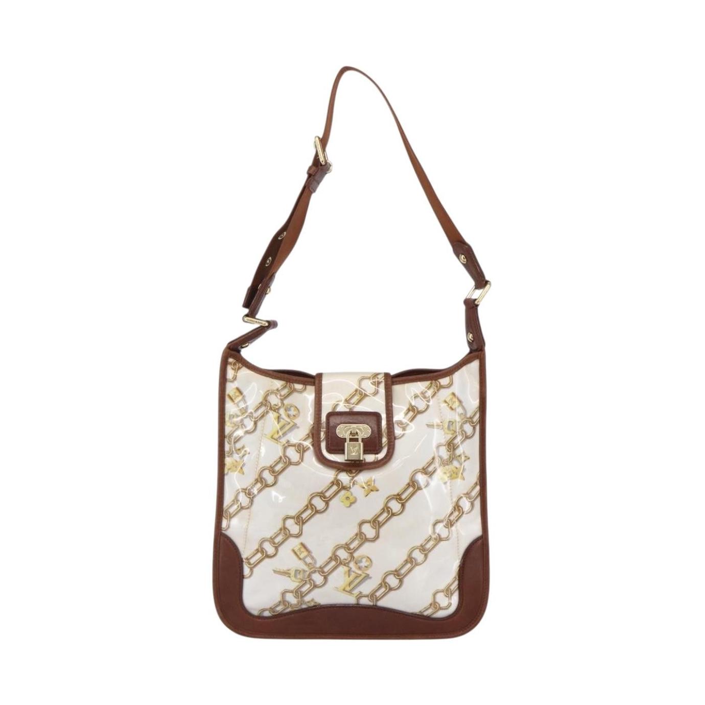 Louis Vuitton Charms Musette Handbag PVC Over Printed Silk Product Image