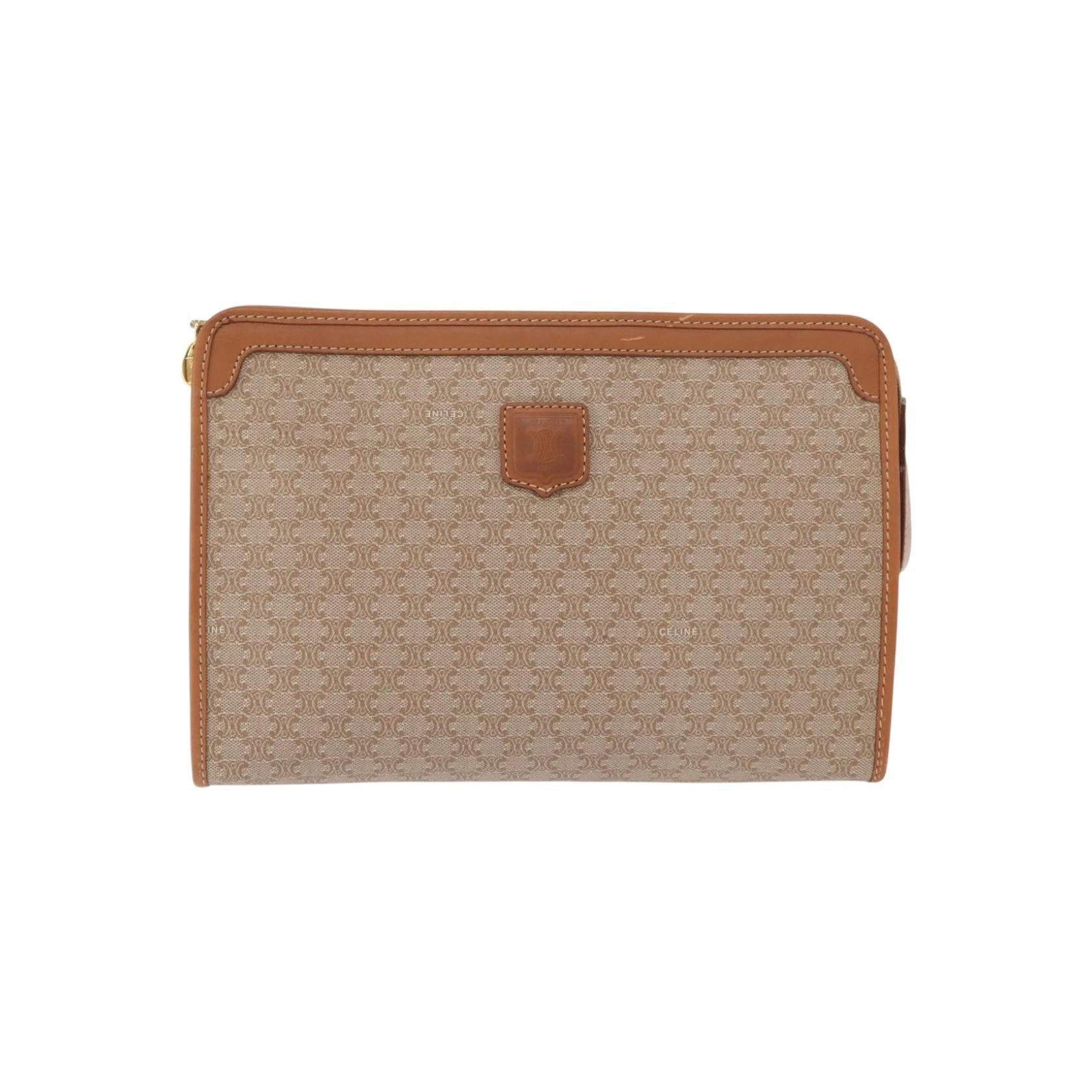 Celine Macadam Pochette Canvas and Leather Product Image