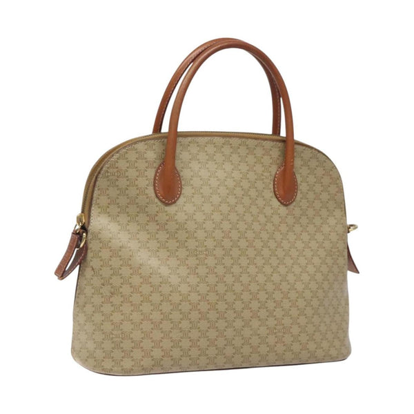 Celine Vintage Macadam Handbag Canvas and Leather Product Image