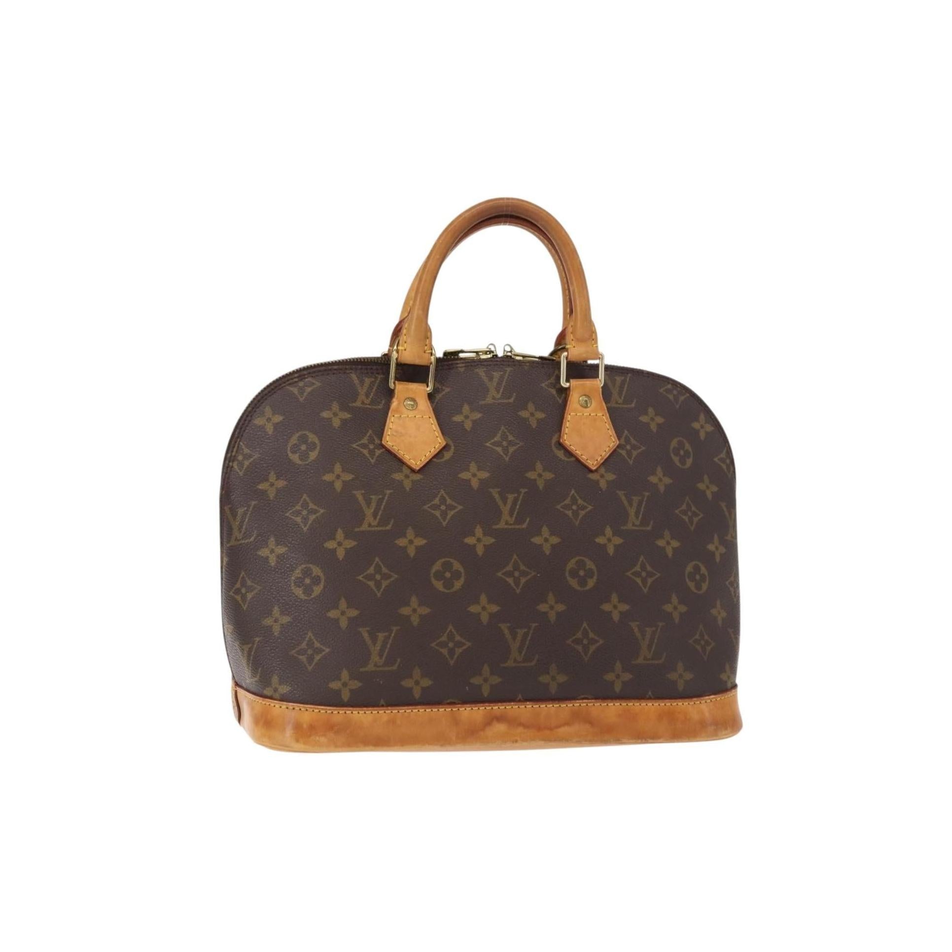 Louis Vuitton Alma Handbag Monogram Canvas PM