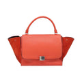 Celine Trapeze Bag Leather with Suede Medium
