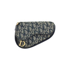 Christian Dior Vintage Saddle Coin Purse Diorissimo Canvas Product Image