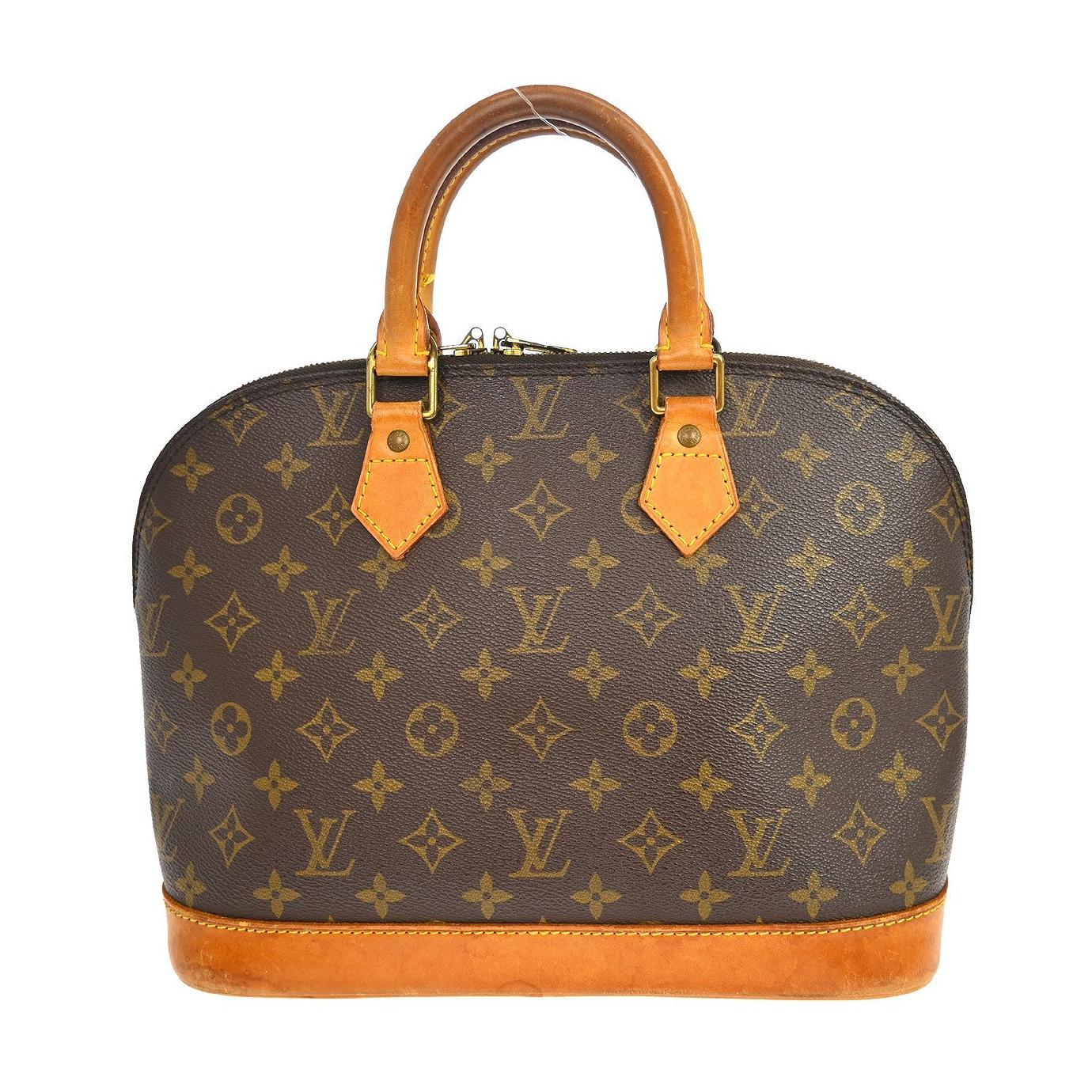 Louis Vuitton Alma Handbag Monogram Canvas PM