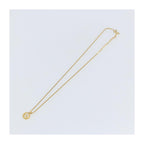 Christian Dior CD Round Pendant Necklace Metal Product Image