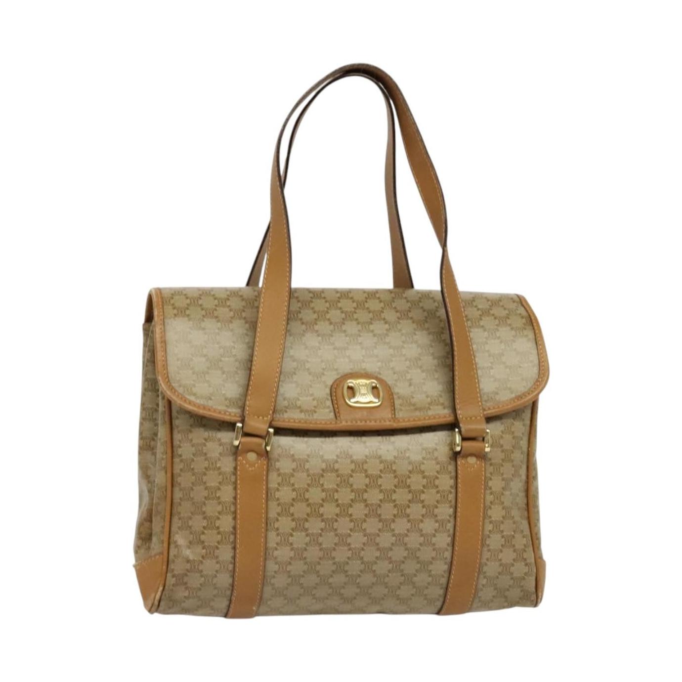 Celine Vintage Macadam Handbag Canvas Product Image