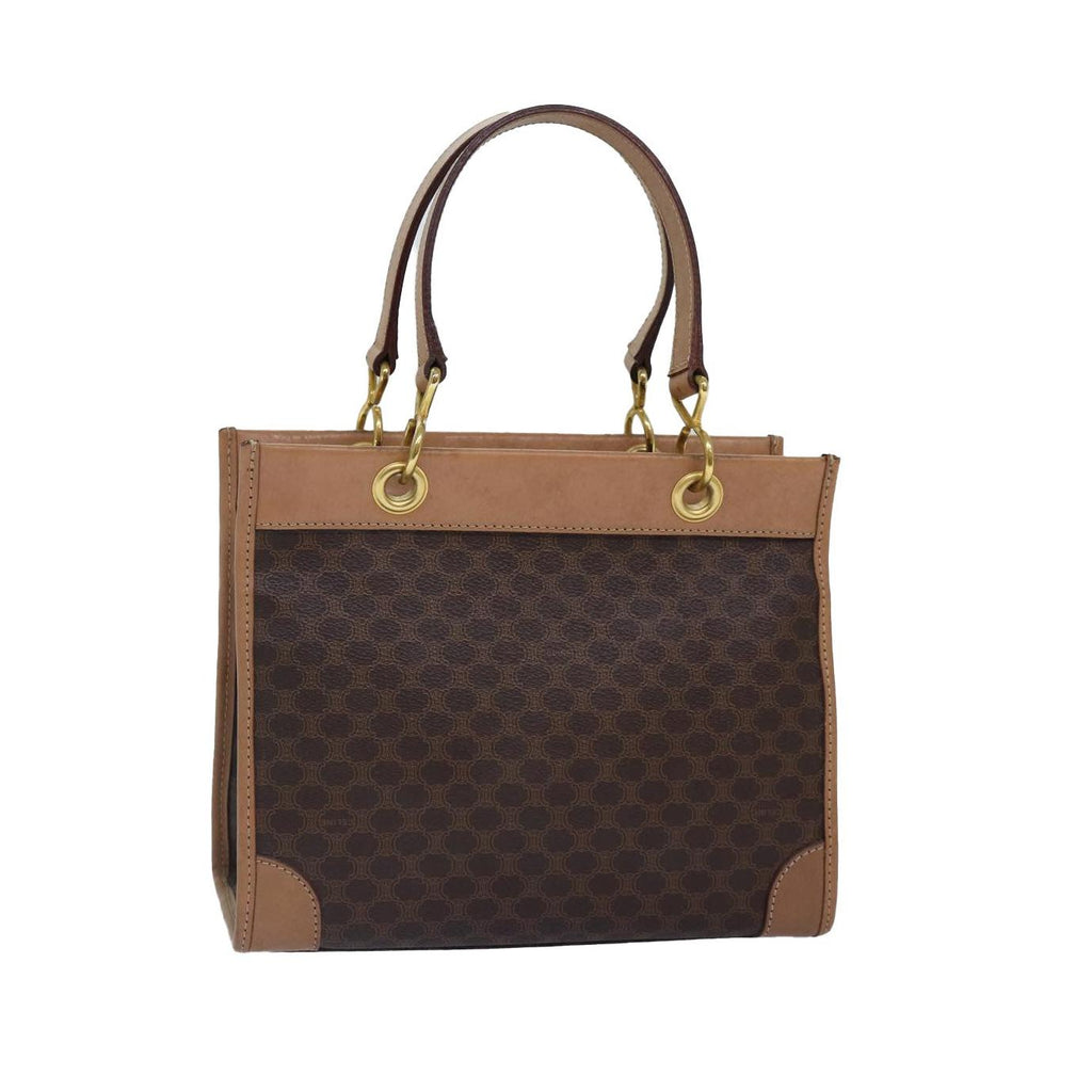 Celine Vintage Macadam Handbag Canvas and Leather Product Image