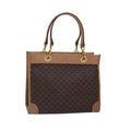 Celine Vintage Macadam Handbag Canvas and Leather Product Image