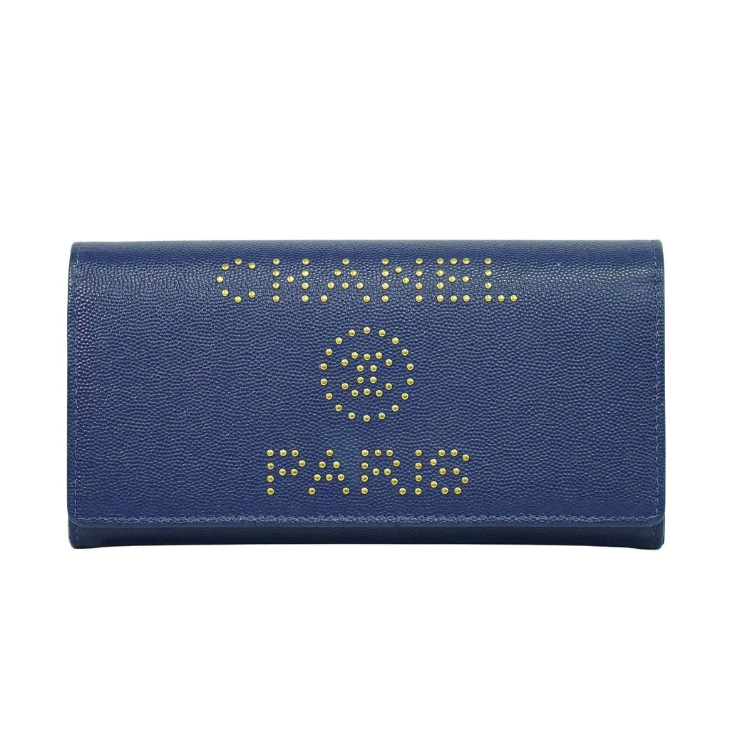 Chanel Deauville Flap Wallet Caviar Long