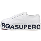 Superga - Basket Superga 2790-Cotw Outsole Lettering - Blanc - Superga Femme Homme