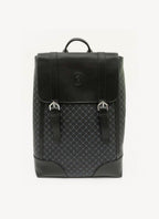 Trussardi - Sac À Dos Monogramme À Sangles - Noir - Homme