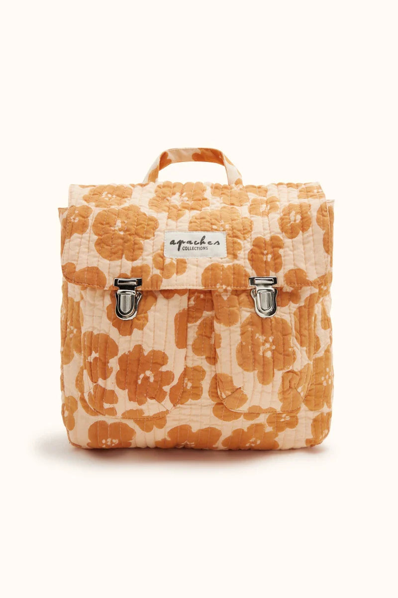 Sac À Dos Suji "Flora Bold" - Orange