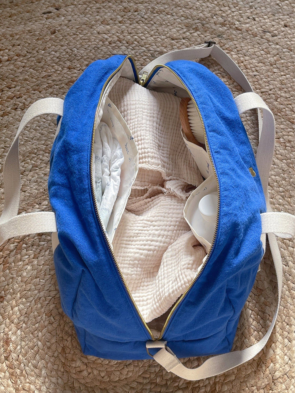 sac à langer bleu milinane