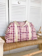 sac-a-langer-pied-de-poule-rose-bordeaux-milinane