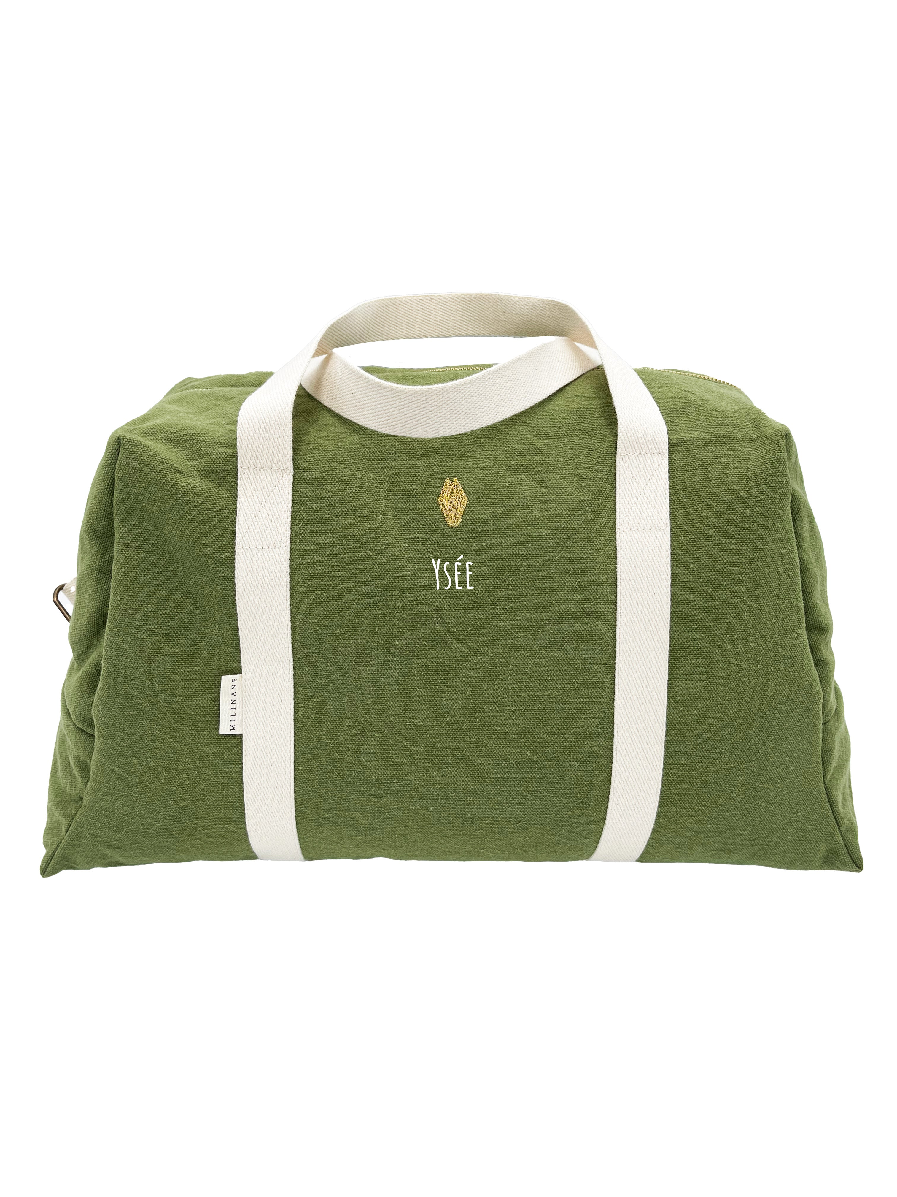 sac-a-langer-vert-olive-personnalisé-milinane