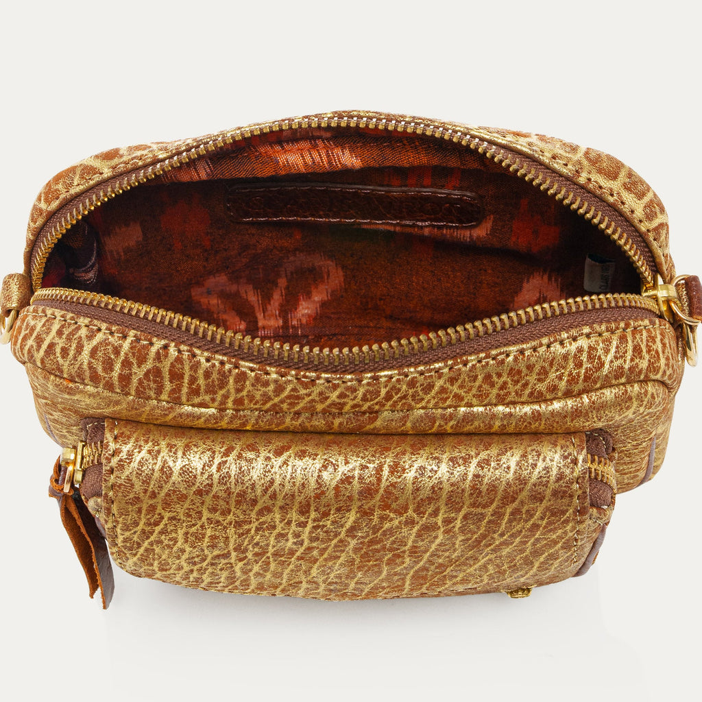 Sac Baby Charly Cuir Bubble Or Antique