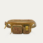 Sac Banane Veau Velours Romeo Papyrus