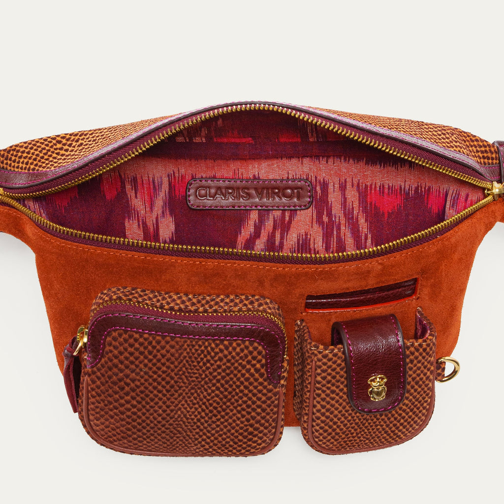 Sac Banane Veau Velours Romeo Sekhmet