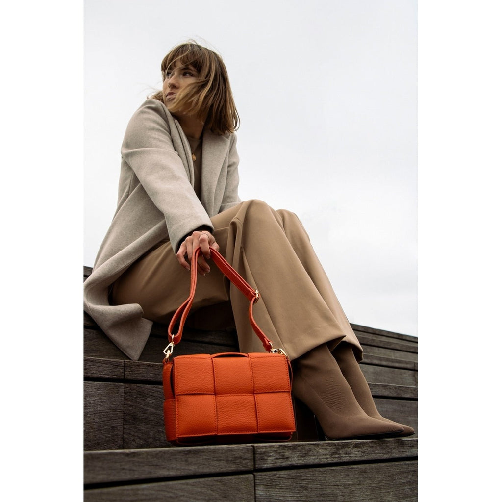 Sac Bandouliere Lea - Orange - Christian Laurier - The Bradery