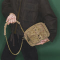 Sac Charly Veau Velours Papyrus